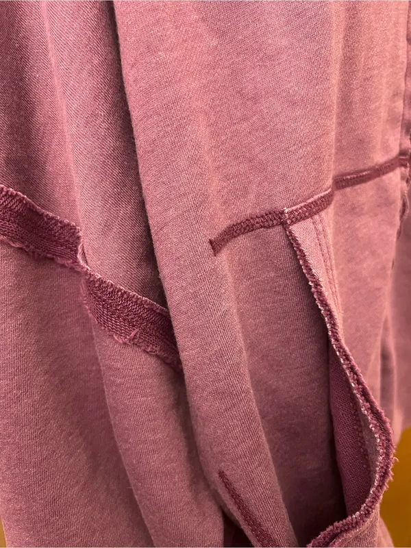 RARE Sample Full-Zip Heavy Hoodie Jacket with Bubble Hem, NWOT - Image 16