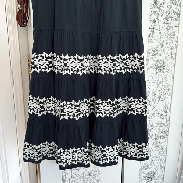 Roller Rabbit Pamela embroidered tiered dress - Image 9