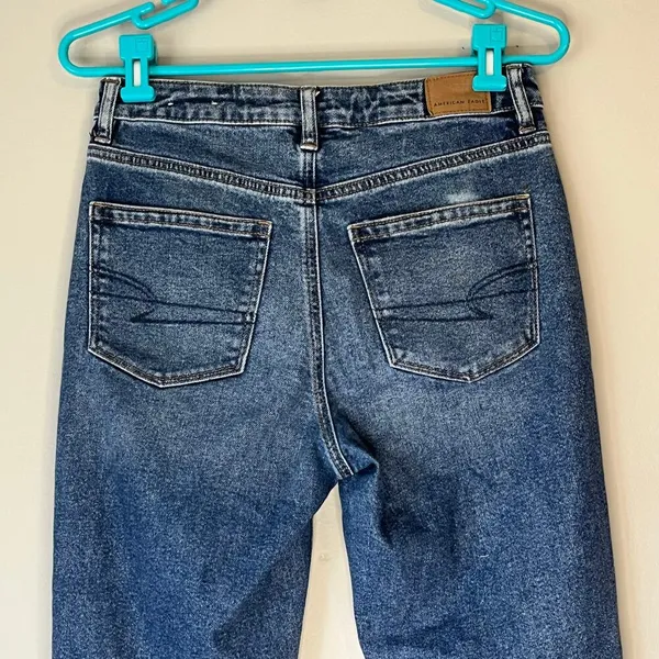 American Eagle Distressed Mom Jean Size 4 Regular - Image 8