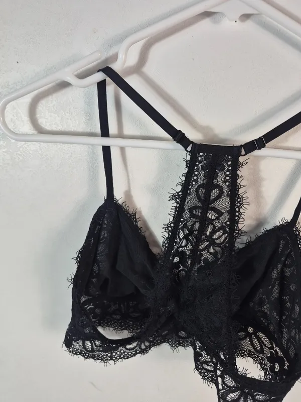 Aerie Black Lace Bralette S - Image 5