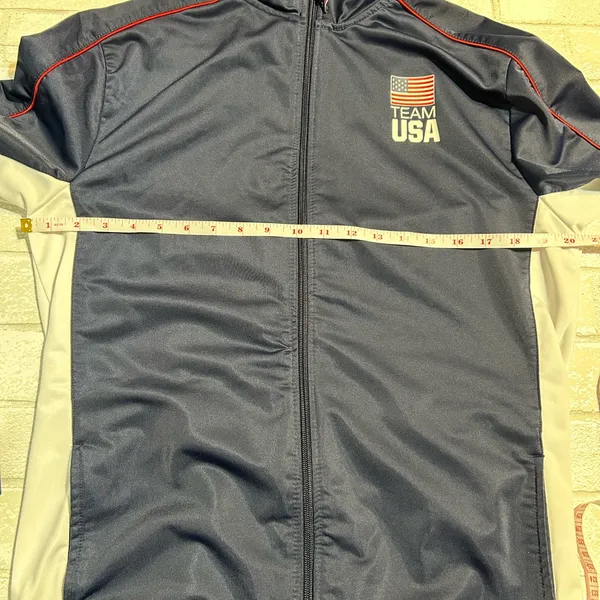 Team USA Jacket Navy and Red Jacket Blue Size M - Image 5