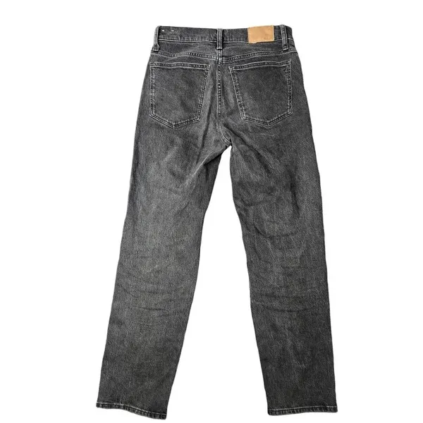Madewell Black Mid-Rise Perfect‎ Vintage Straight Jean - Image 6