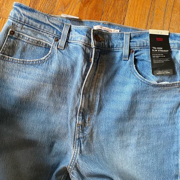 Levi's Jeans - Slim Straight - Blue - Size 32 - Image 5