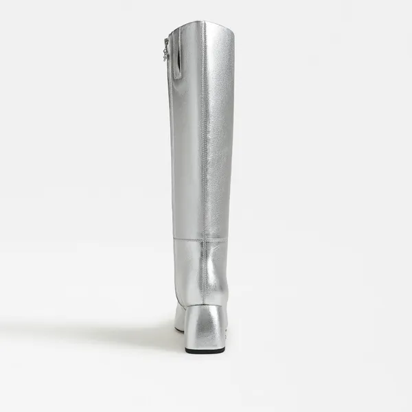 Circus by Sam Edelman Oaklyn Wide Calf Womens Boots Soft Silver 6 - Image 7