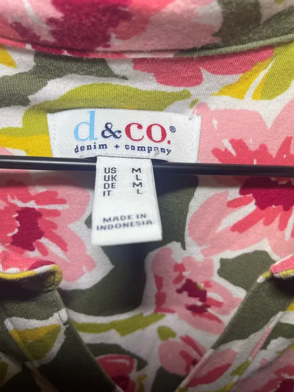 Women’s Pink Floral Shift Dress - Image 3