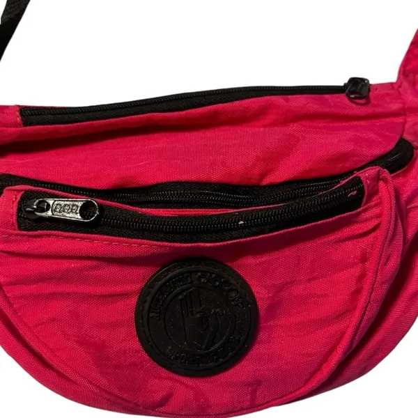 Vintage Sasson Sport Gear Red‎ Waist Bag - Image 2