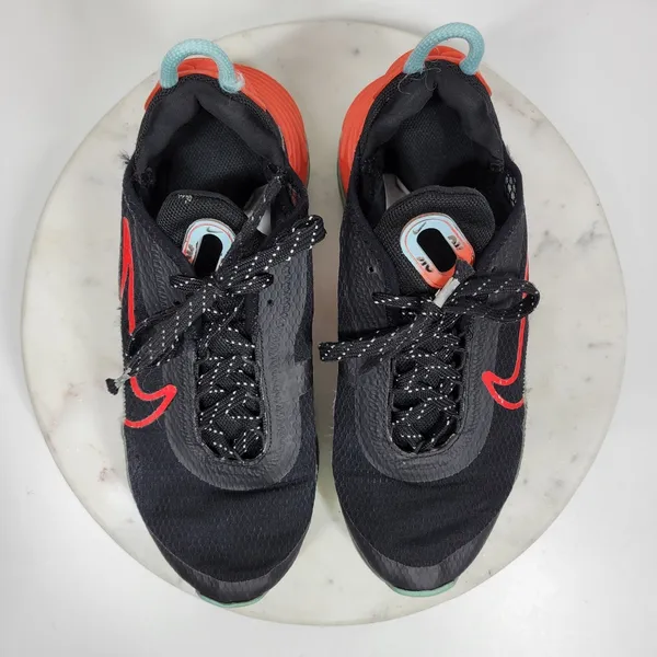 Nike Air Max 2090 Running Shoes Womens 6.5 Black Glacier Ice Bright Crimson - Image 11