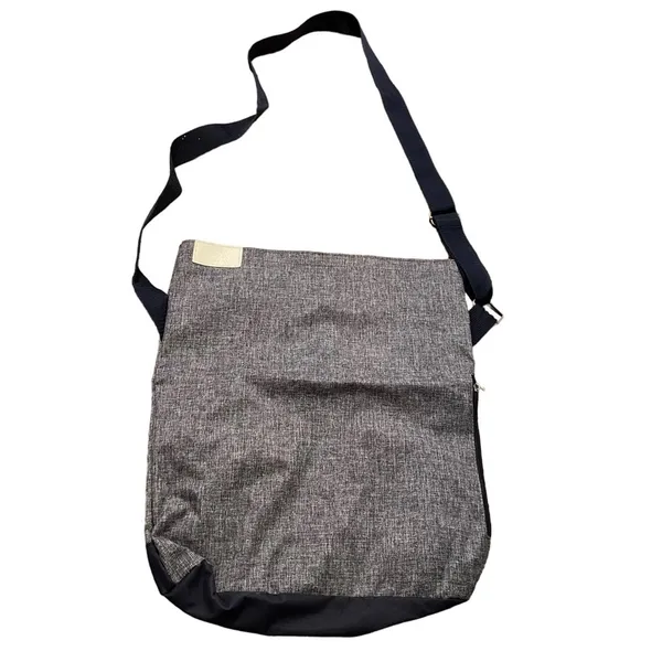 Leed's Foldover Tote Bag Shoulder Bag Gray Blue Netsuite NSW 14 Accenture Pocket - Image 6