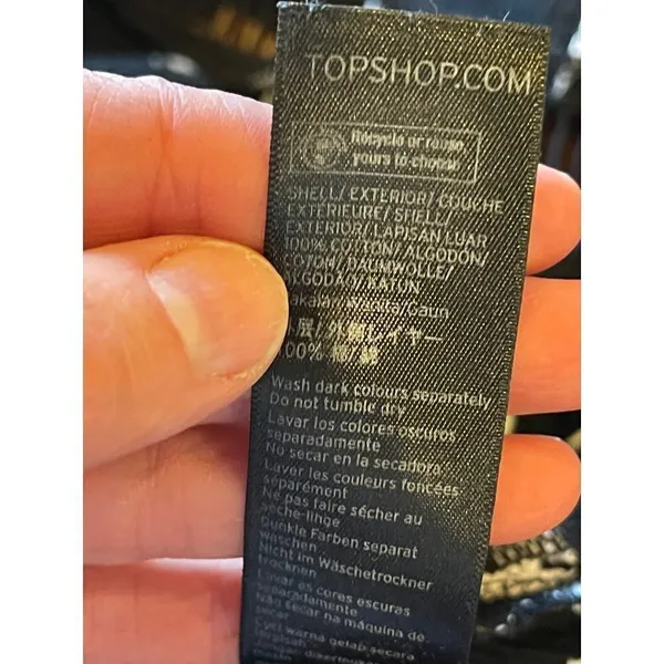Topshop Dress Women 2 Black White Embroidered‎ Off The Shoulder Tunic Mini - Image 10