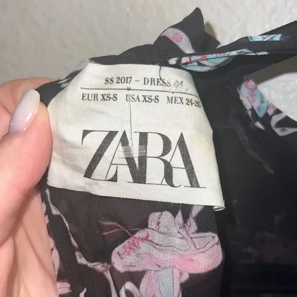 ✨Zara Studio Ballet Print Ruffle Sz Xs/S Dress✨ - Image 10
