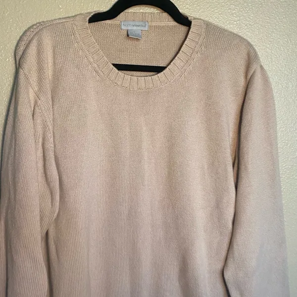 Northwest tan sweater size Large‎ preppy fall casual - Image 4