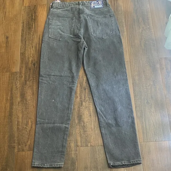 High Rise Charcoal Jeans Black Size 0 - Image 5