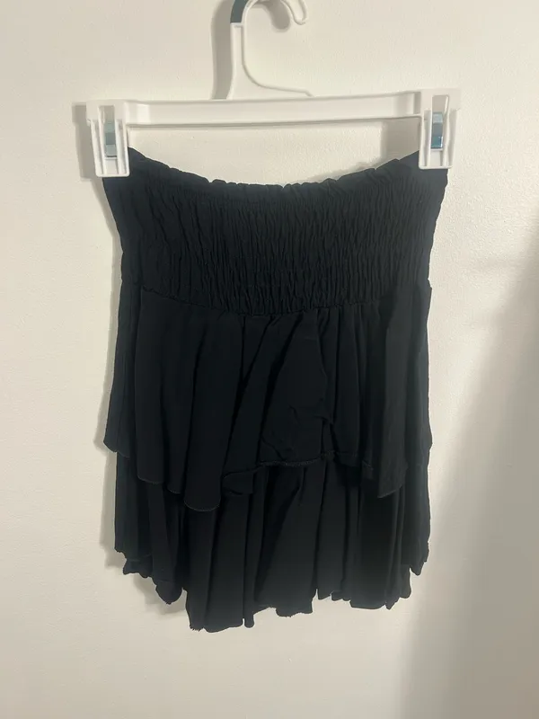 Nasty Gal Loose Shirred Tiered Mini Skirt - Image 4