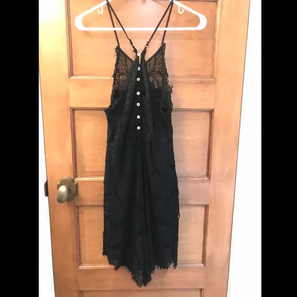 Free People “Shes Got It” Lace Button Back Dress - Image 5