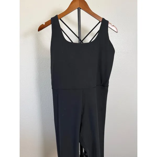 CALIA by Carrie Underwood Black Strappy Back Athletic Jumpsuit WAX32264 XL - Image 8