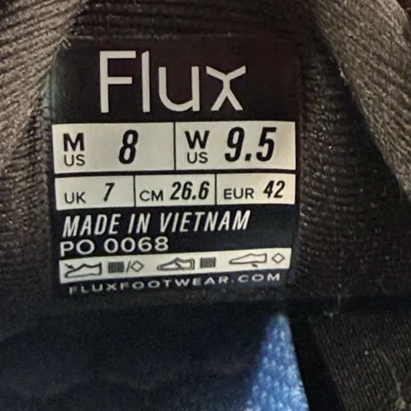 Flux Adapt Graphene RR Shoes Unisex Women Sz 9.5 Athletic Men Sz 8 Sneakers - Image 8