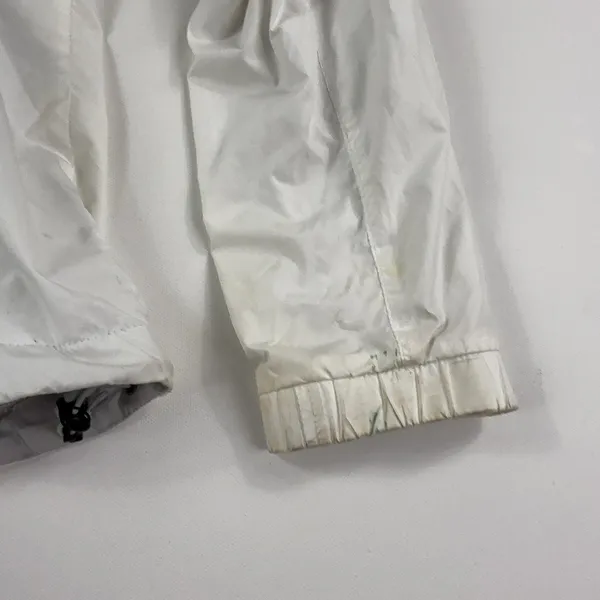 The North Face Jacket Womens Medium White Gray Full Zip Hydrenalite Windbreaker - Image 13