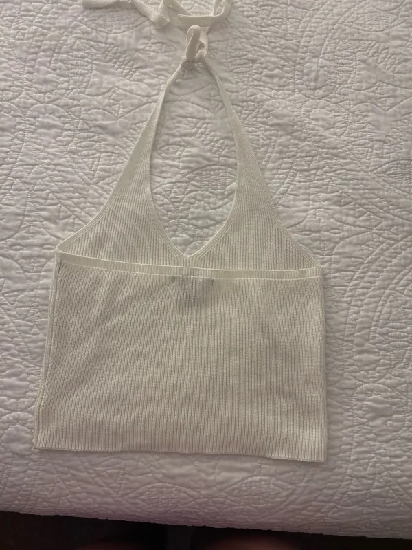 Forever 21 Halter Top White - Image 2