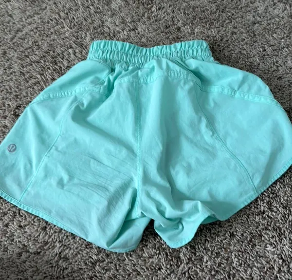 Teal Lululemon Shorts Speed Up 4" - Image 2