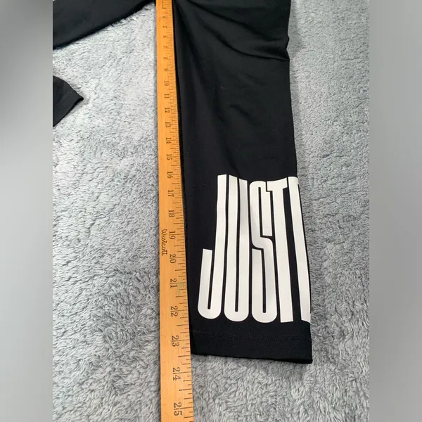 Nike cropped Black Leggings just do it - Image 9