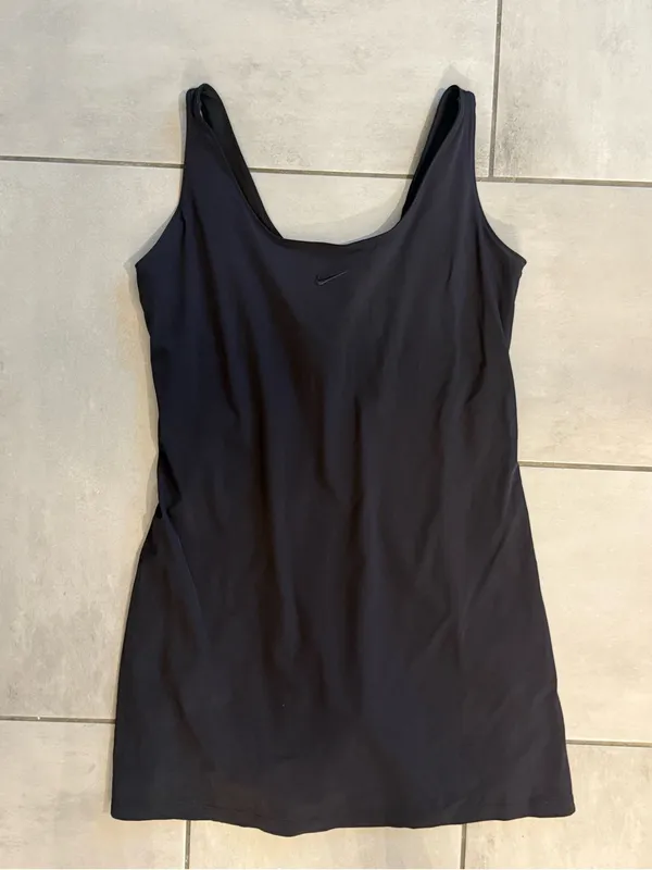 Nike Bliss Luxe Training Dress in Black - Image 2