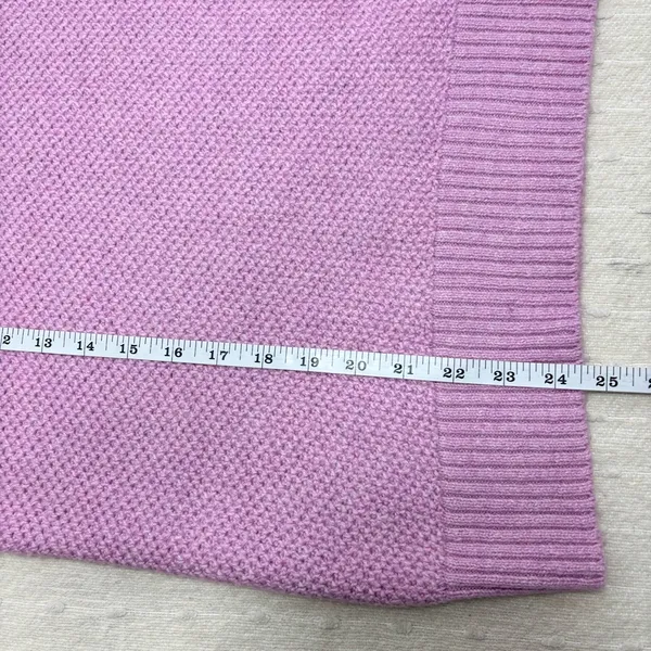 J. Crew Turtleneck Pink Cozy Soft Barbie Winter Sweater‎ Size S - Image 6