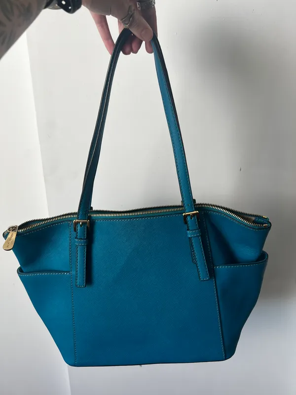 Blue  Satchel Tote - Image 2