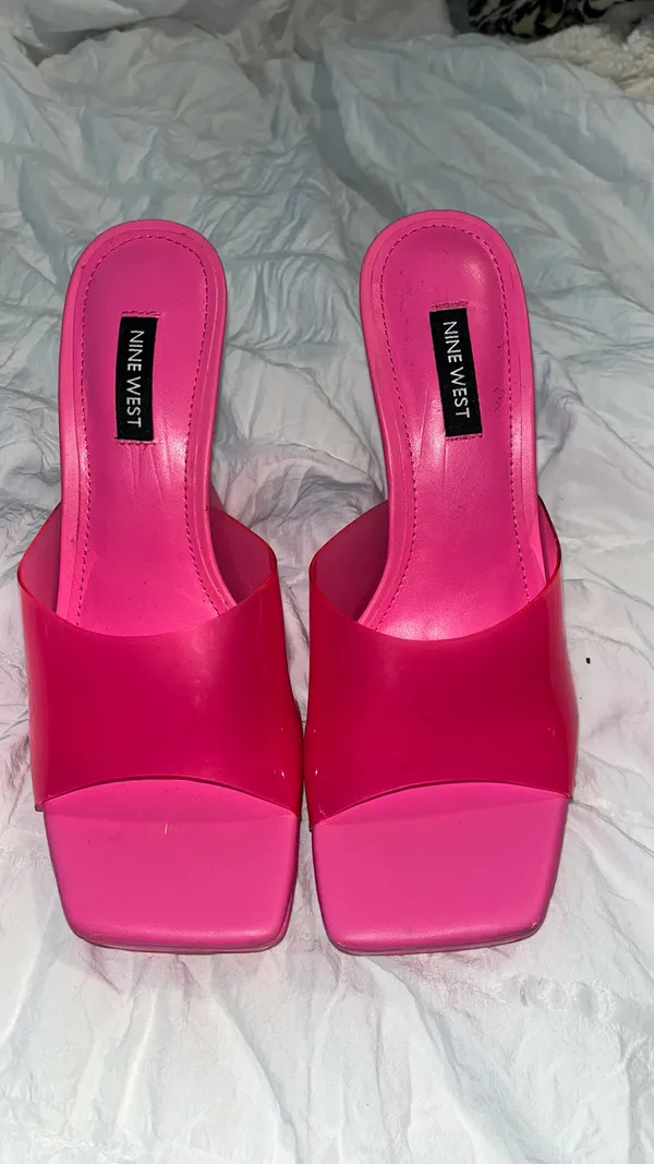 Nine West Hot Pink High Heels - Image 2