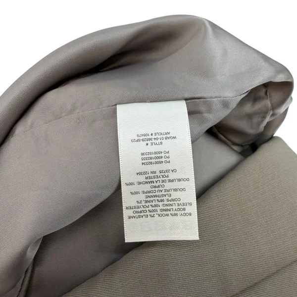 Aritzia Babaton Agency Oversized Single Breasted Blazer Taupe Brown Size Small - Image 12