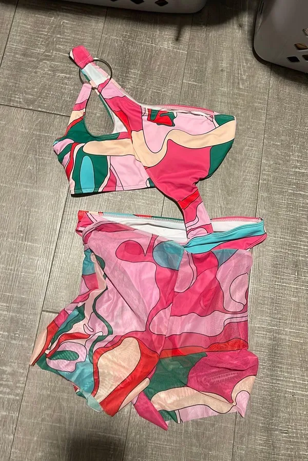 Printed Swimsuit Multiple Size M - Image 2