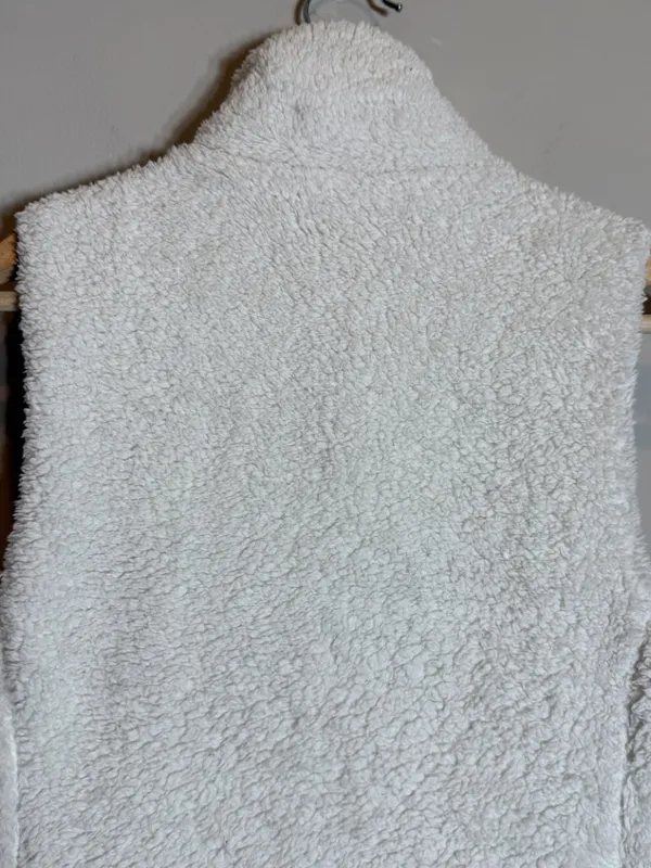 Patagonia Los Gatos Teddy Vest Women's Small Birch White Full Zip Outdoor Hiking - Image 9