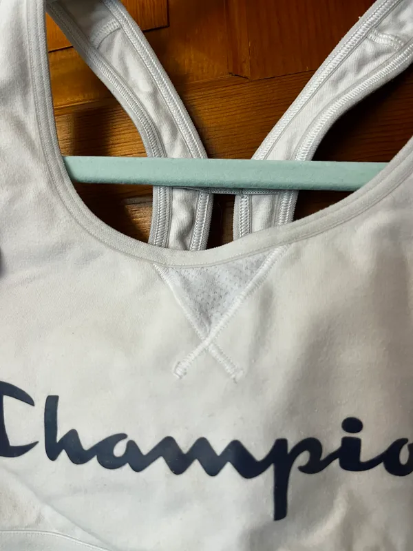 White Sports Bra - Image 5