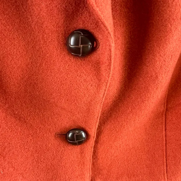 Spiegel Rust Orange Embellished Sleeve Blazer Jacket Womens Size 8 - Image 6