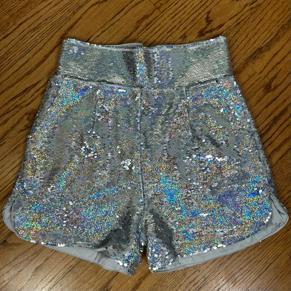 Akira | Holiday Sequin Fitted Big Booty Shorts NWT Size S - Image 11