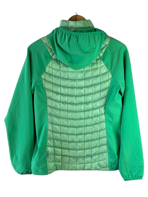 The North Face ThermoBall Hybrid Hooded Jacket Womens M Green Insulated - Image 5