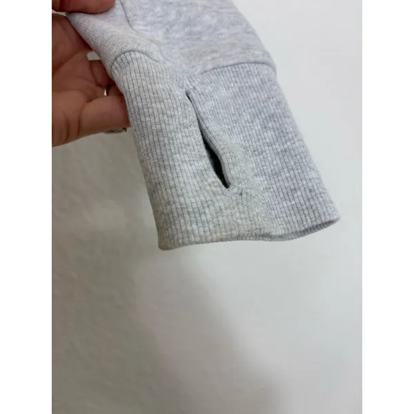 Lululemon Scuba Full-Zip Cropped Hoodie Gray Athletic Workout - Image 10