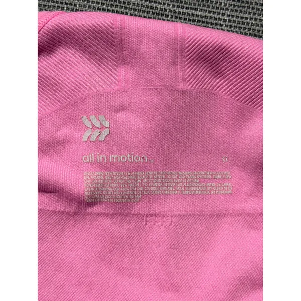 All in Motion Women Large Pink Seamless Adjustable‎ Racerback Sports Bra - Image 2