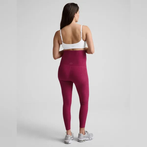 Beyond Yoga Spacedye Love the Bump Maternity Legging Size S Sangria Heather - Image 2