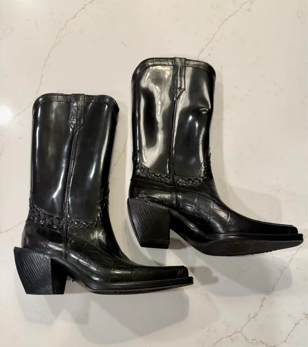 Donald Pliner Cowboy Rain Boots - Image 3