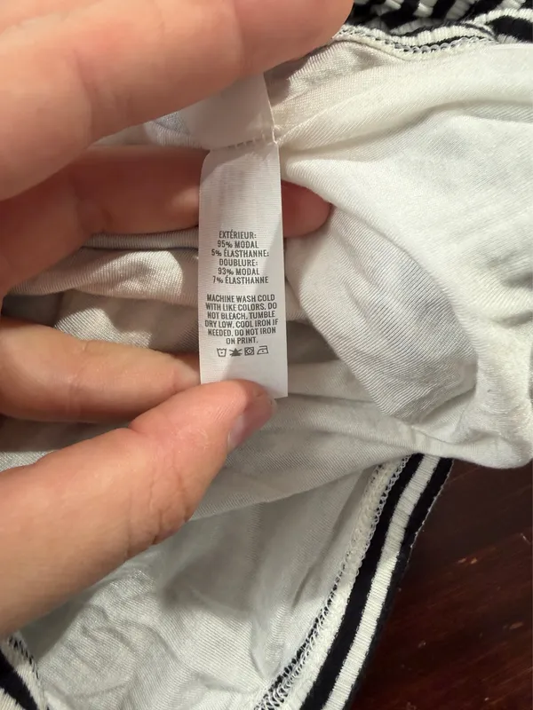 Aerie offline Striped Long Sleeve Crop Top - Image 6