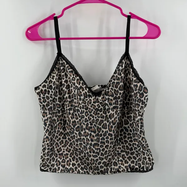 Vintage Tank Women's Large Velvet Animal LipService Sexy Schoolgirl Y2K Babydoll - Image 15