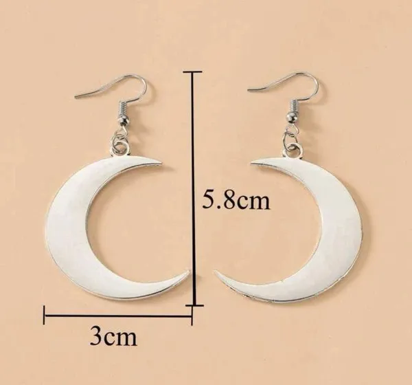 SheIn moon earrings - Image 4