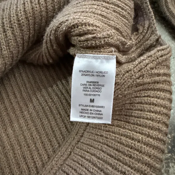 Every Tan Sweater Brown Size M - Image 4