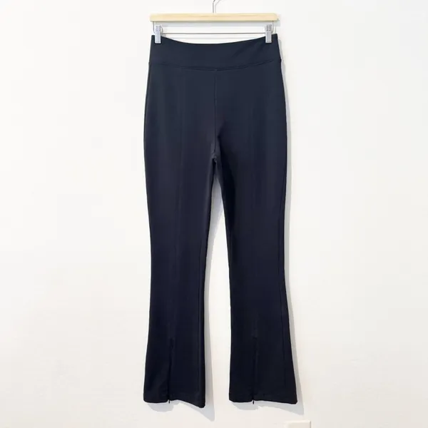 Daily Practice Pants Size‎ S Gray Flare Zipper Pull On Model Off Duty Minimalist - Image 4