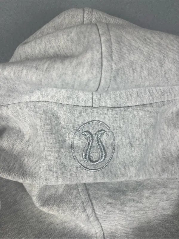 Lululemon Oversized Half-Zip heather gray scuba hoodie Size: XL/XXL - Image 10