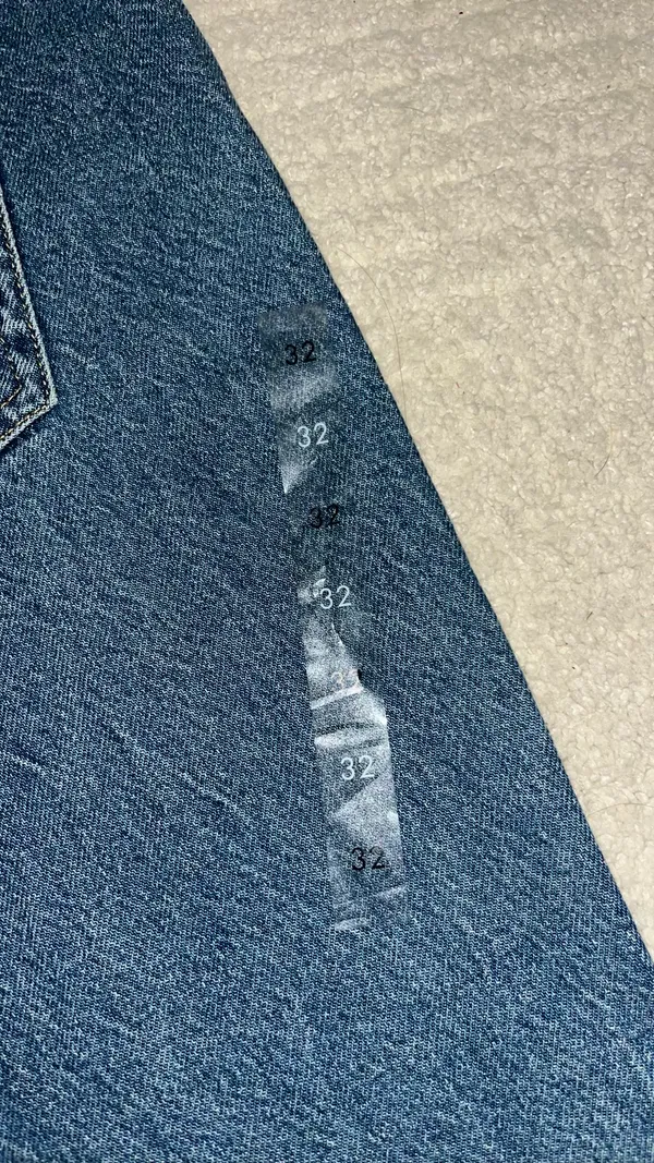 PacSun Indigo Jeans Low-Rise Baggy Short - Image 6