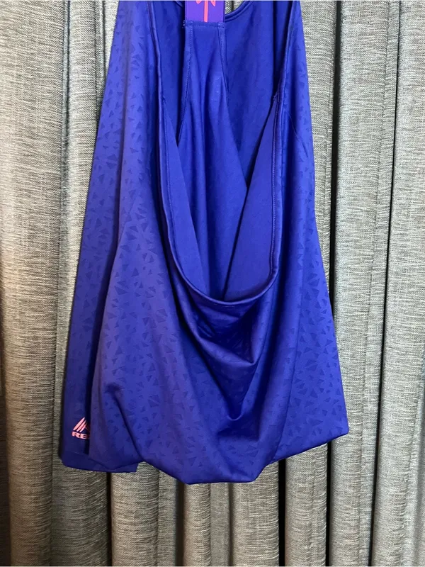 RBX Perfoemance Athletic Purple Geometric Print Racerback Tank Top Size Large - Image 11