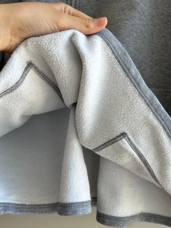 Free Assembly Quarter Zip Grey Sweatshirt, Athleisure, Size XXXL - Image 12