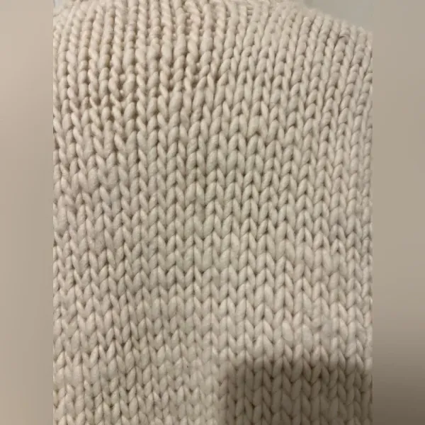 Handmade Heavy Knit‎ Crochet Open Cardigan Sweater Oversized Chunky Fall Grandma - Image 5