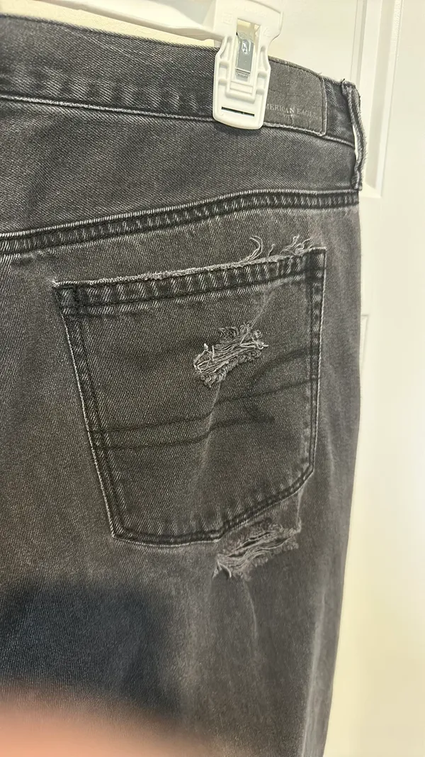 American Eagle Outfitters Black Denim Jeans - Image 3
